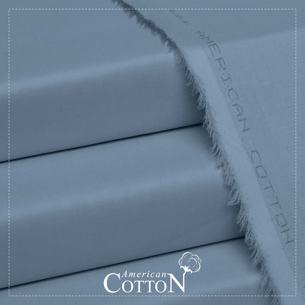 American Cotton Lite Gray - Unstitched Men's Wear