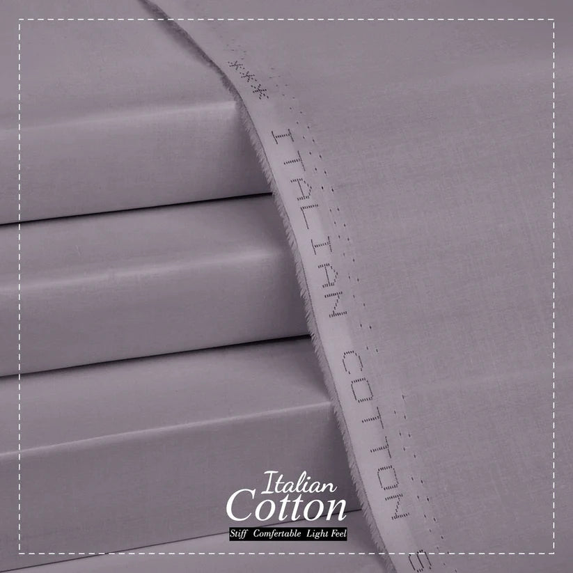 Italian Cotton-Unstitched Men's Wear
