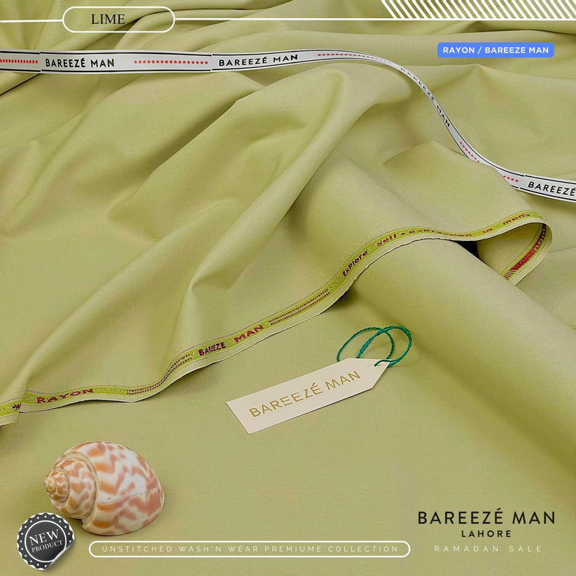 BAREEZE MAN UNSTICHEED MM-(Lime)