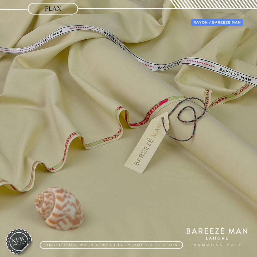 BAREEZE MAN UNSTICHEED MM-(Flax)