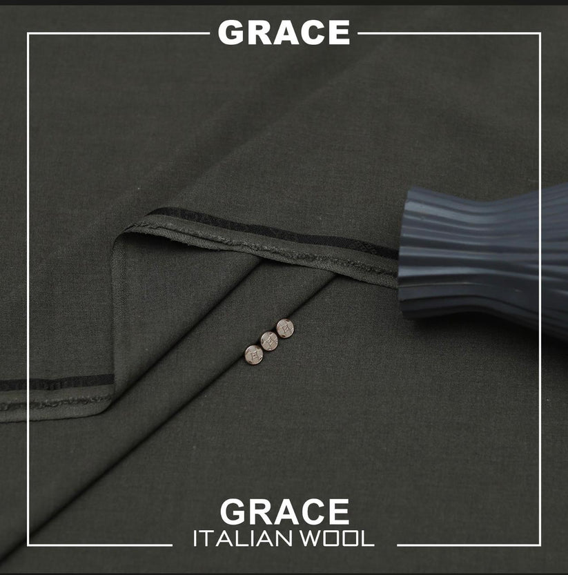 Sherdil Grace Italian Wool - Charcoal