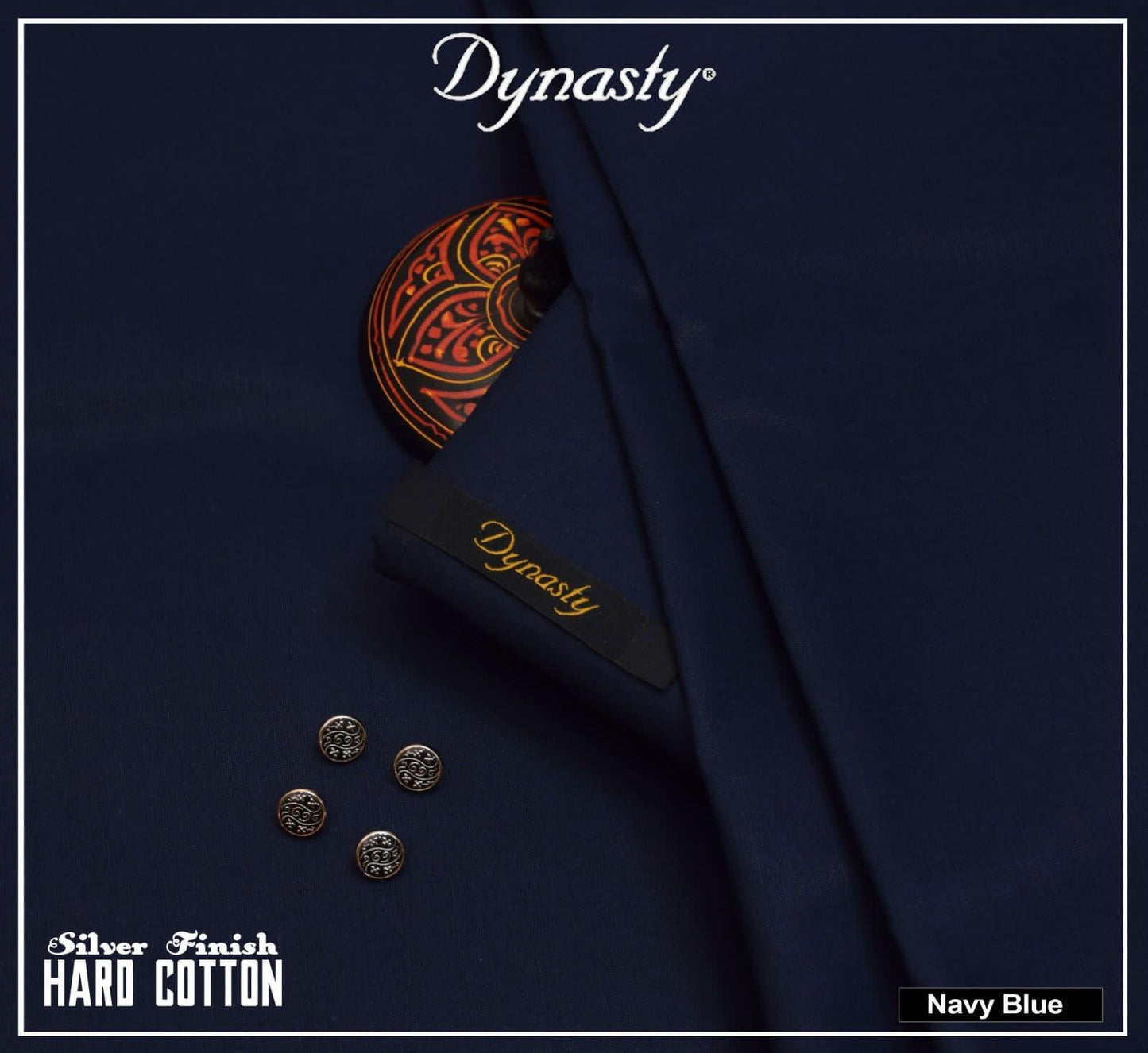 Dynasty Cotton - Navy Blue