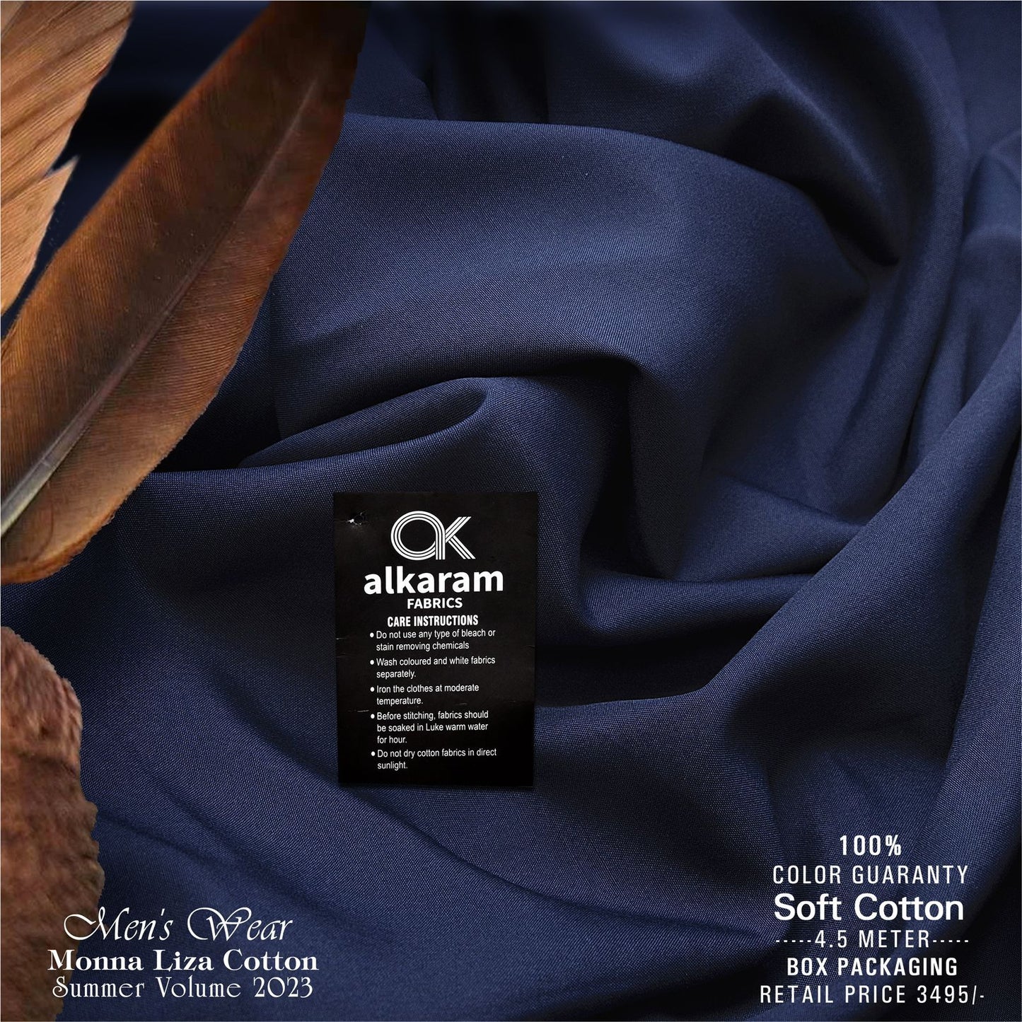 Al-Karam Mona Liza Cotton - 01 DB
