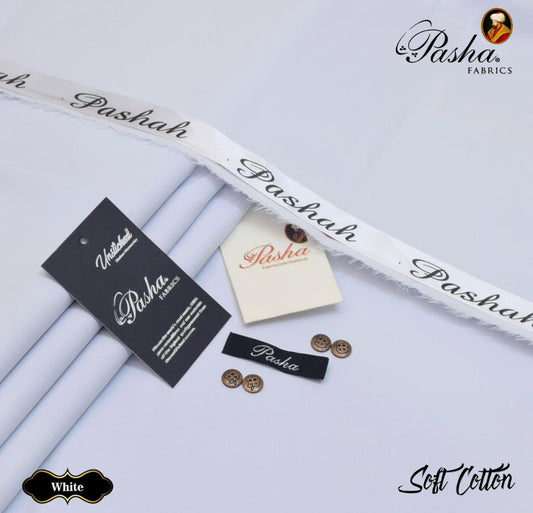 Pasha Cotton - Jet White