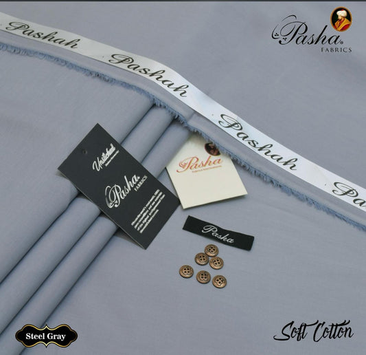 Pasha Cotton - Silver Grey