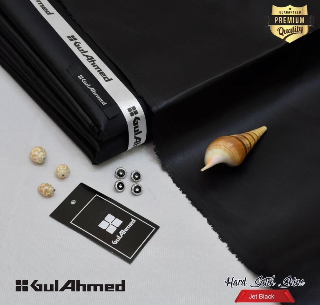 Gull Ahmad Chamak Cotton- Black