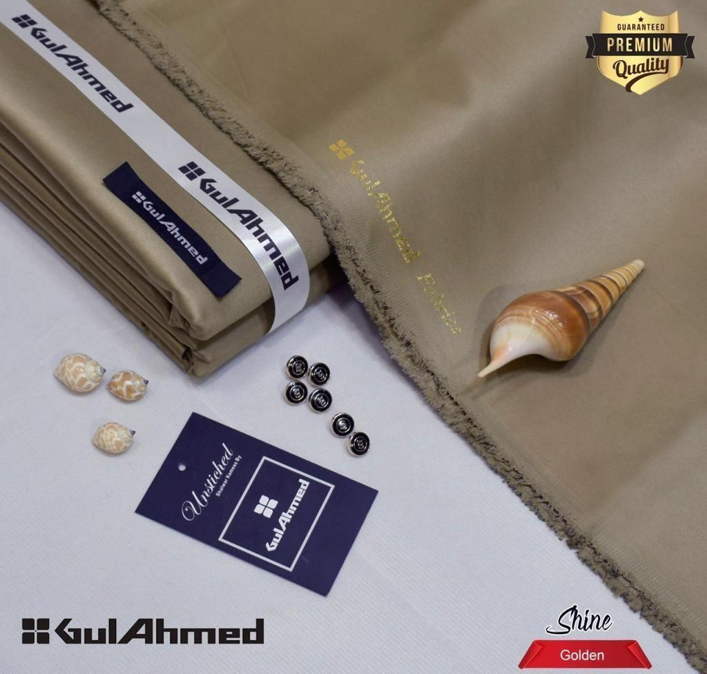 Gull Ahmad Chamak Cotton- Golden