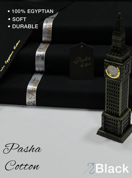 Pasha Cotton - Jet Black