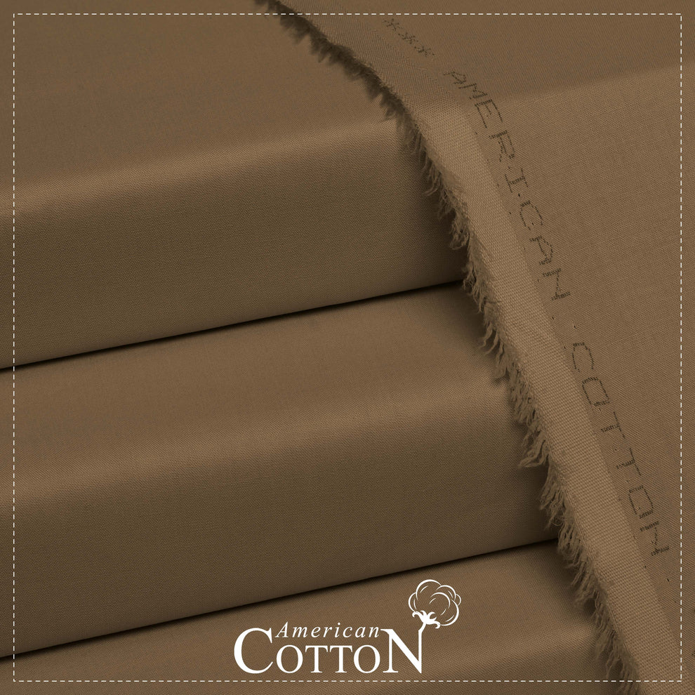 American Cotton Coffee - Unstitched Men's Wear