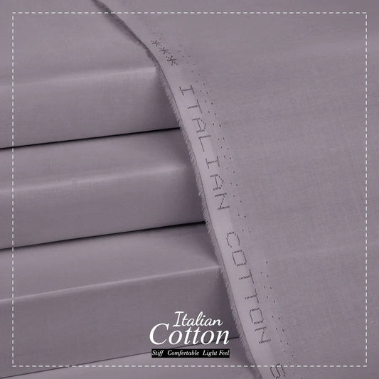 Italian Cotton-Unstitched Men's Wear