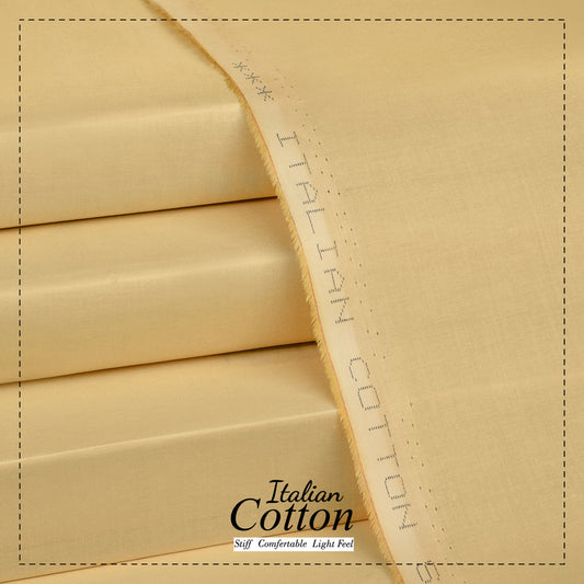 Italian Cotton-Unstitched Men's Wear