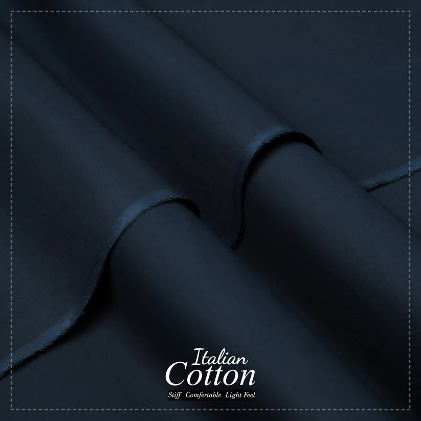 Italian Cotton-Unstitched Men's Wear