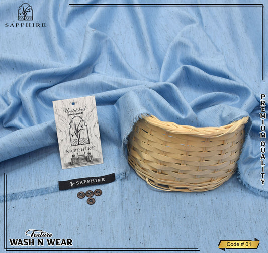 Sapphire. Self Texture Summers Wash & Wear - 01