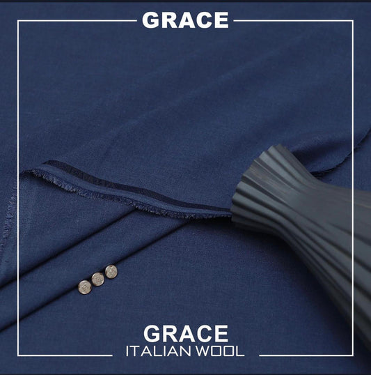 Sherdil Grace Italian Wool - Navy Blue