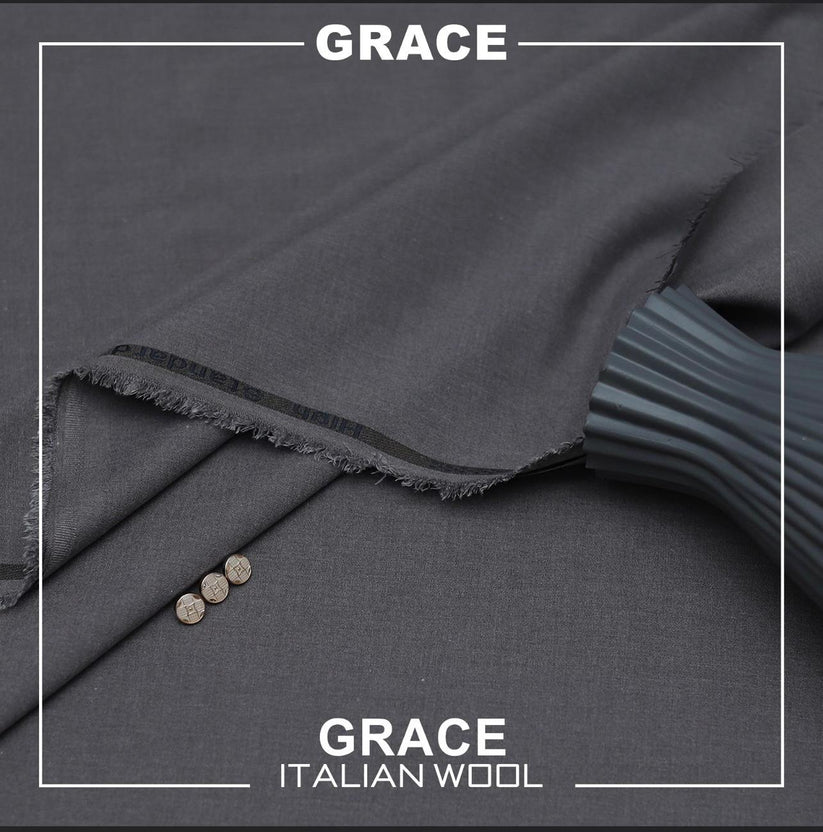 Sherdil Grace Italian Wool - Iron Dast