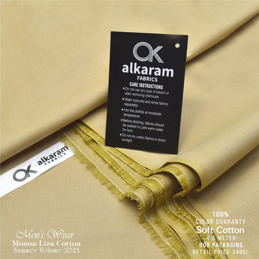 Al-Karam Mona Liza Cotton - 01C