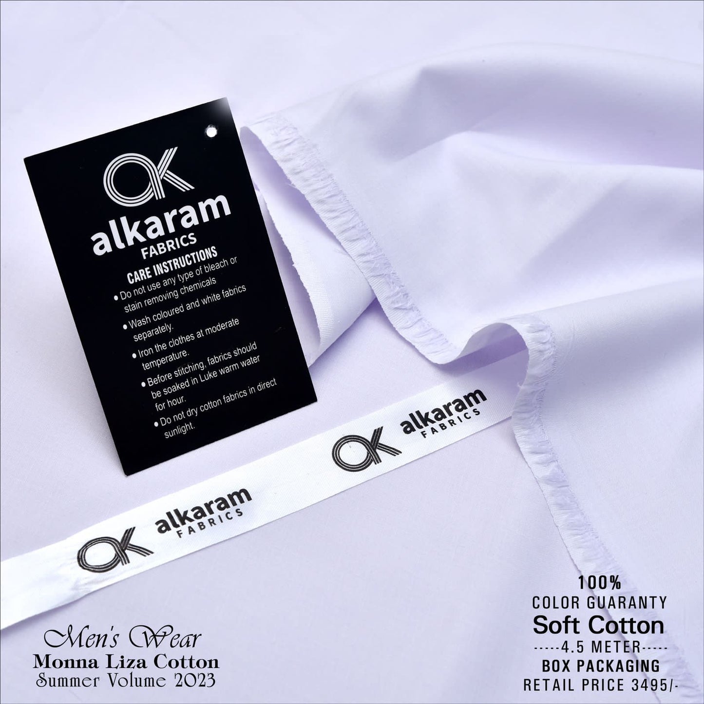Al-Karam Mona Liza Cotton - 01 JW