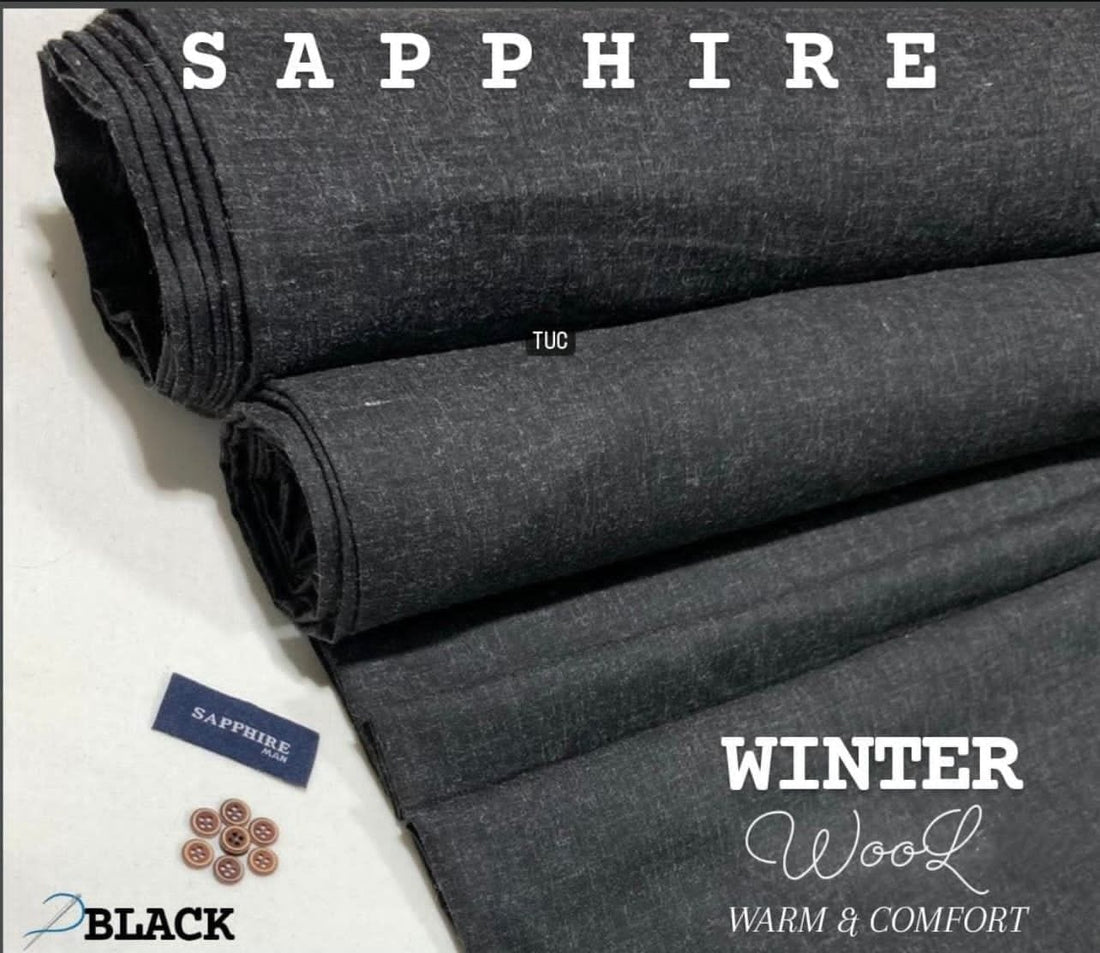 Sherdil Sapphire Wool- Black
