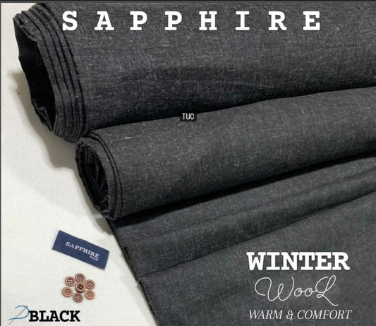 Sherdil Sapphire Wool- Black