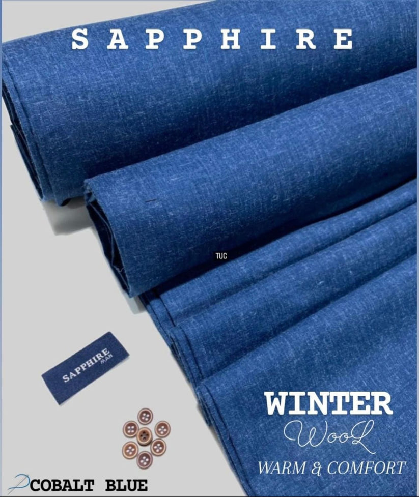 Sherdil Sapphire Wool- Cobalt Blue