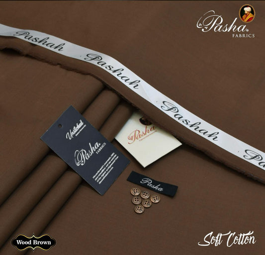 Pasha Cotton - Wood Brown