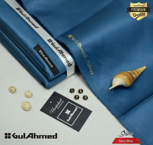 Gull Ahmad Chamak Cotton- Royal Blye